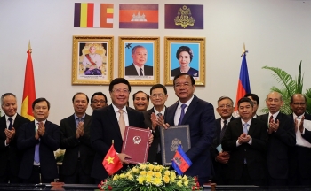 Phó Thủ tướng Phạm Bình Minh đồng chủ trì kỳ họp Ủy ban Hỗn hợp Việt Nam - Campuchia