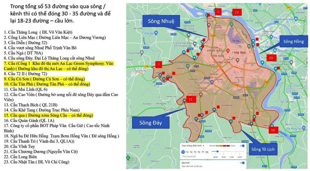 Chi tiết phân vùng thực hiện giãn cách sau ngày 6/9 của TP Hà Nội: Xác định 15 điểm 
