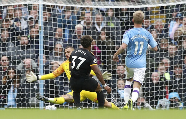 man city 0 2 wolves cu dup cua traore