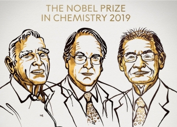 Tin tức thế giới 9/10: Nobel Hóa học 2019 vinh danh ba nhà khoa học nghiên cứu pin lithium-ion