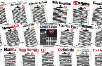 Tin tức thế giới 21/10: Các báo lớn ở Australia bất ngờ đồng loạt bôi đen trang nhất