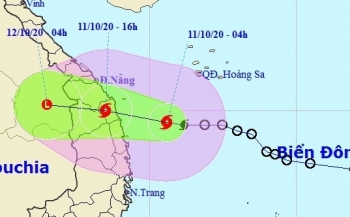 Bão số 6 hướng vào Quảng Nam - Bình Định, nguy cơ ngập lụt diện rộng