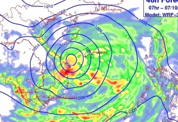 Áp thấp khả năng mạnh lên thành bão, Trung Bộ và Bắc Tây Nguyên mưa lớn