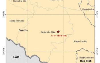 Sơn La: Động đất 3,2 độ gây rung lắc tại Mộc Châu