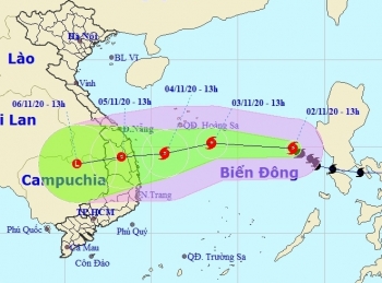 Bão số 10 suy yếu thành áp thấp nhiệt đới khi vào Đà Nẵng - Phú Yên