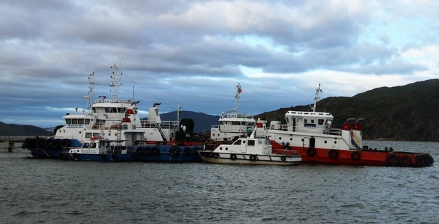 Điều tàu SAR 412 vào cảng Quy Nhơn trực chiến cứu hộ khi có bão