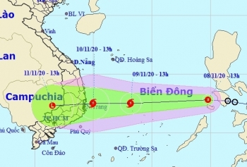Áp thấp nhiệt đới đã đi vào Biển Đông, sẽ mạnh lên thành bão