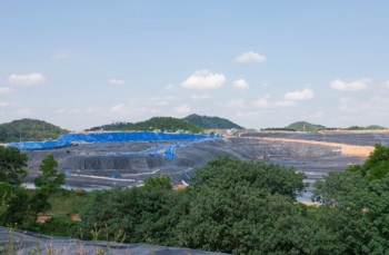 Lượng nước rác tại Khu liên hợp xử lý chất thải Sóc Sơn giảm khoảng 36.500m3