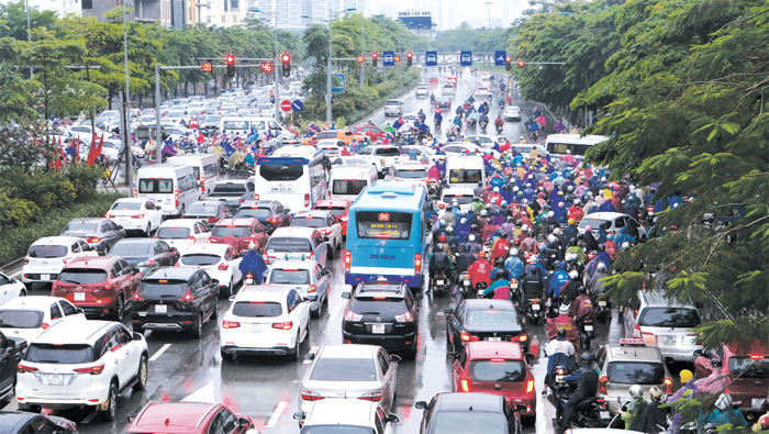 Hà Nội: Gia tăng áp lực giao thông dịp Tết