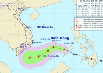 Bắc Bộ và Bắc Trung Bộ tiếp tục rét đậm, áp thấp nhiệt đới trên Biển Đông mạnh lên thành bão