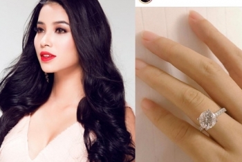 Sao việt 14/2: Hoa hậu Phạm Hương công khai đính hôn với bạn trai vào ngày Valentine