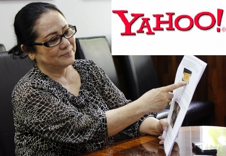 Bà Dương Thị Bạch Diệp yêu cầu Yahoo xin lỗi công khai