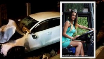 Hoa hậu Romania lái Audi đâm xe ngựa kéo, 4 người thiệt mạng