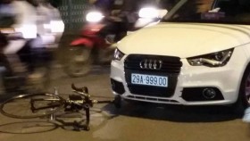 [VIDEO] "Đại ca" Bắc Đại Bàng hạ gục tài xế xe Audi trên đường Lò Đúc
