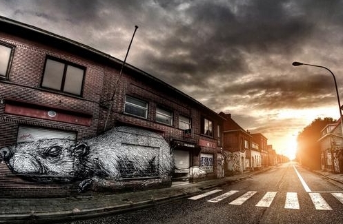 Không gian đẹp trên đường phố: Thị trấn ma ở Bỉ trở thành “triển lãm” Graffiti tuyệt đẹp