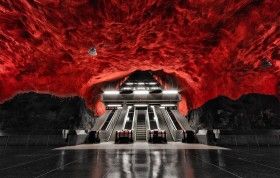 Những tác phẩm nghệ thuật tuyệt đẹp dưới lòng đất ở Stockholm