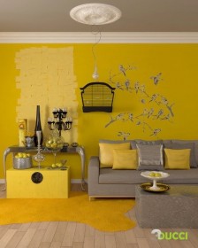 56 ý tưởng sử dụng gam vàng trong trang trí nội thất