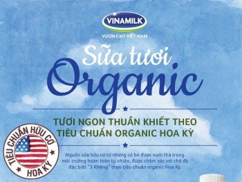 Sữa tươi Vinamilk Organic mở thị trường thực phẩm hữu cơ cao cấp