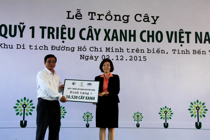 10520 cay xanh trong moi tai khu di tich duong ho chi minh