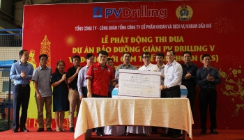 PV Drilling phát động thi đua cao điểm dự án đóng mới cụm thiết bị khoan (DES) và bảo dưỡng/tái khởi động giàn PV DRILLING V- chúc Tết NLĐ