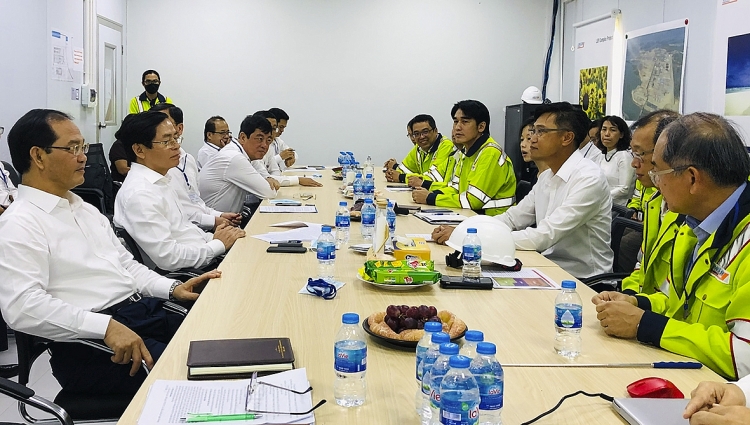 Bí thư Tỉnh ủy BR-VT Phạm Viết Thanh thăm và làm việc tại Công ty TNHH Hóa dầu Long Sơn
