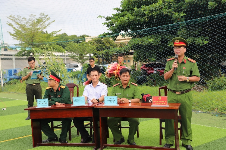 Tuổi trẻ Dầu khí tham gia Giải bóng đá giao hữu chào mừng Ngày truyền thống lực lượng Cảnh sát nhân dân Việt Nam