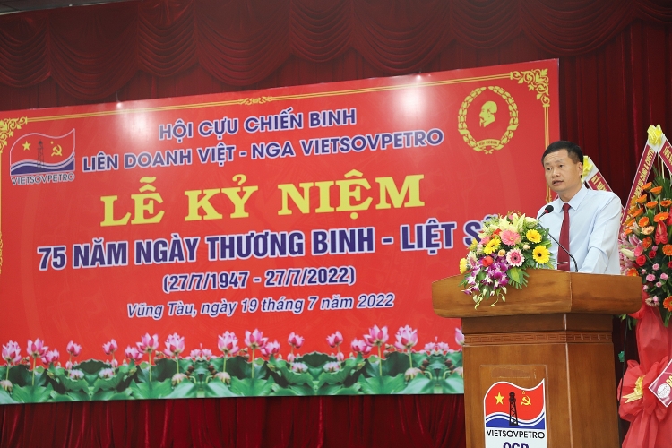 Vietsovpetro tổ chức Lễ kỷ niệm 75 năm ngày Thương binh – Liệt sĩ Vietsovpetro tổ chức Lễ kỷ niệm 75 năm ngày Thương binh – Liệt sĩ