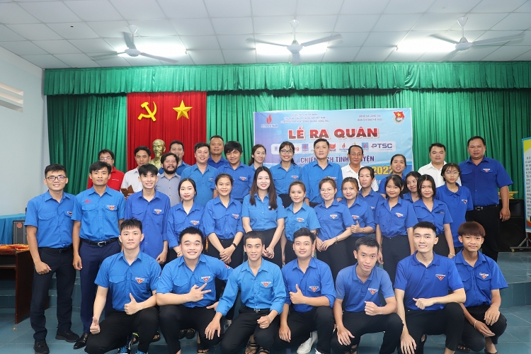 Cụm phối hợp hoạt động Bà Rịa   Vũng Tàu : Tổ chức Lễ ra quân Chiến dịch Mùa hè xanh năm 2022