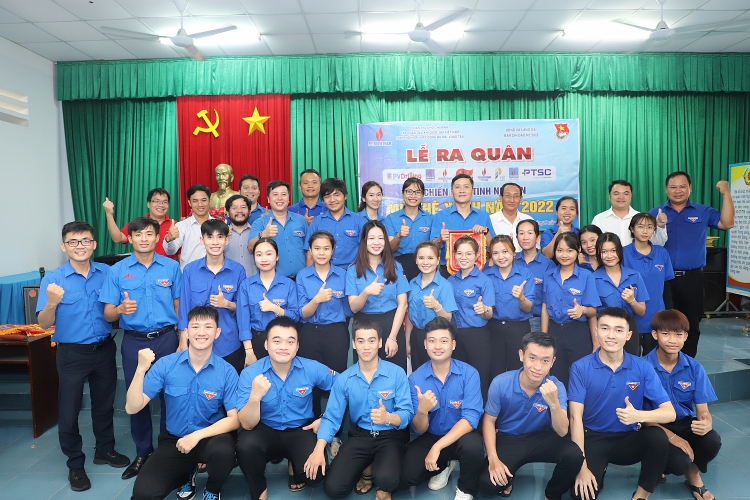 Cụm phối hợp hoạt động Bà Rịa   Vũng Tàu : Tổ chức Lễ ra quân Chiến dịch Mùa hè xanh năm 2022