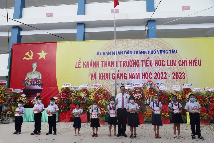 TP Vũng Tàu: Trường Tiểu học Lưu Chí Hiếu tổ chức lễ khánh thành và khai giảng năm học mới