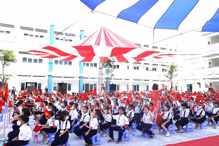 Trường Tiểu học Lưu Chí Hiếu – Thành phố Vũng Tàu: Niềm vui nhân đôi khánh thành và khai giảng năm học mới 2022 2023
