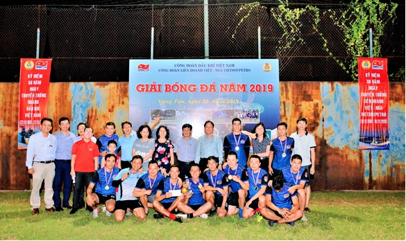 Vietsovpetro tổ chức thành công Giải bóng đá Nam năm 2019