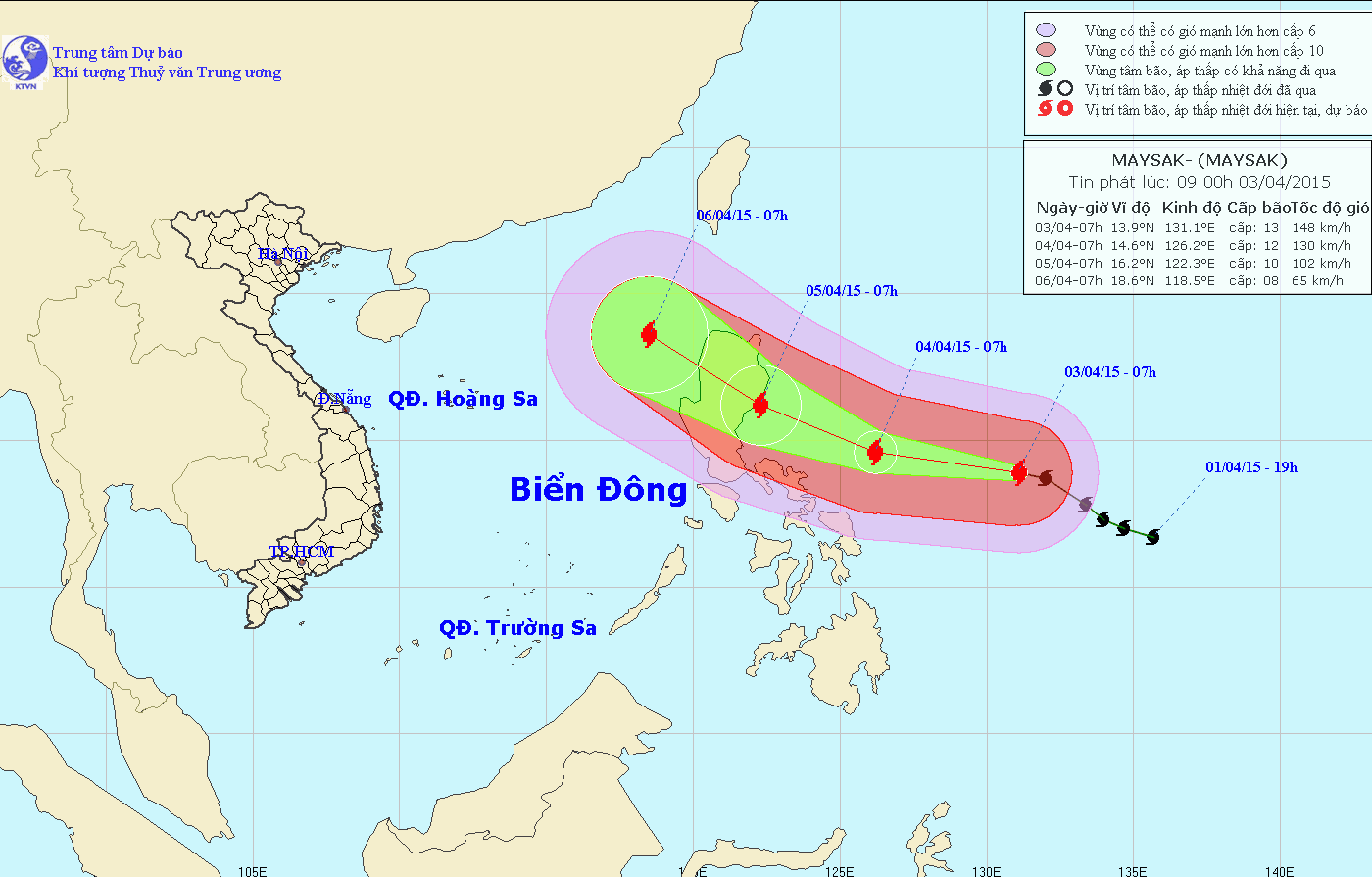 Việt Nam chuẩn bị ứng phó với siêu bão Maysak