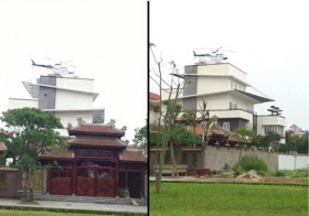Sự thật về chiếc trực thăng “đậu” trên nóc nhà của đại gia Việt