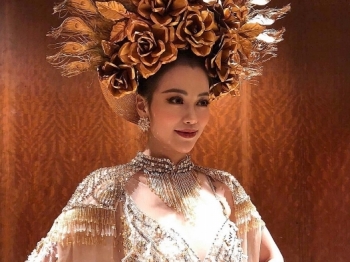 Đại diện Việt Nam đạt Huy chương vàng trang phục dân tộc tại Miss Earth 2018