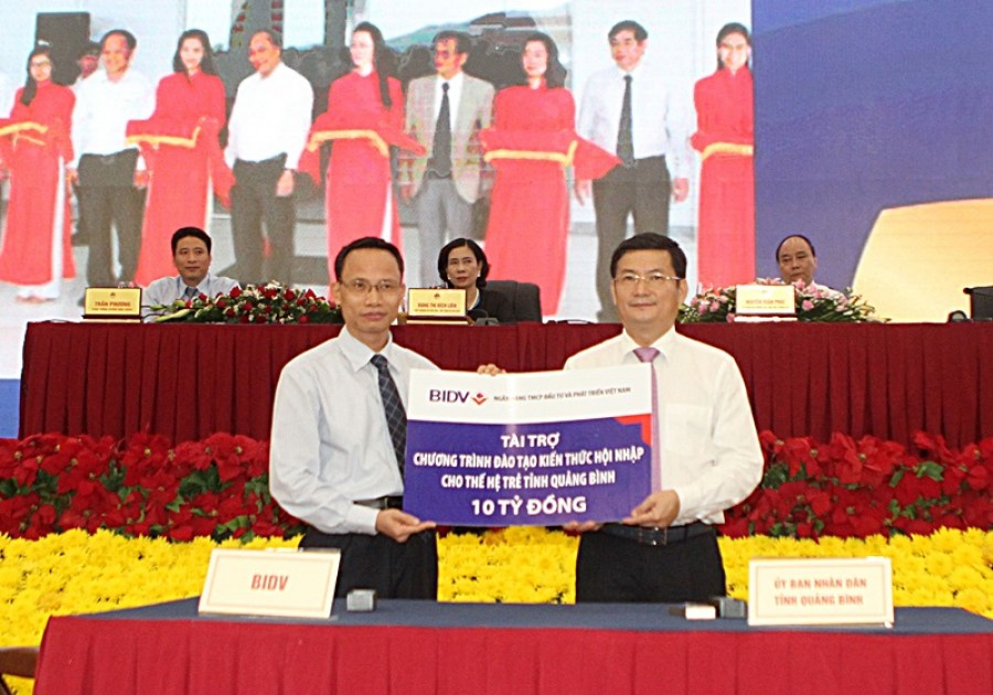 BIDV tài trợ tín dụng nhiều dự án đầu tư vào Quảng Bình