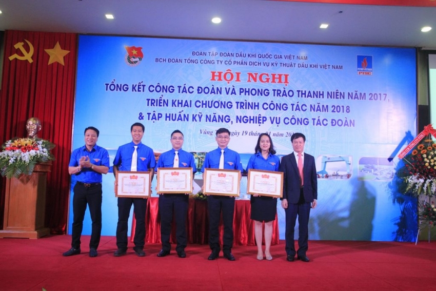 doan thanh nien ptsc trien khai chuong trinh cong tac nam 2018