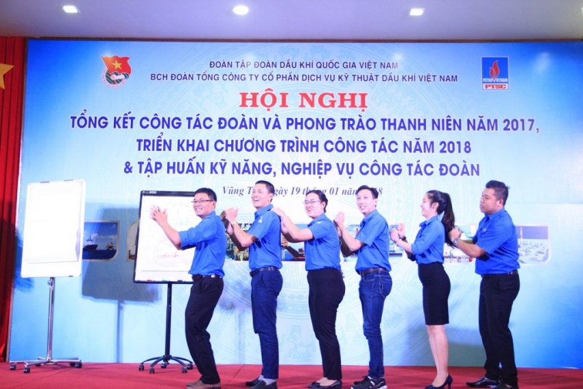 doan thanh nien ptsc trien khai chuong trinh cong tac nam 2018