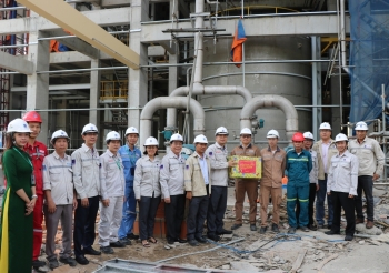Lãnh đạo PVCFC thăm công trường Nhà máy NPK trước thềm Xuân Canh Tý
