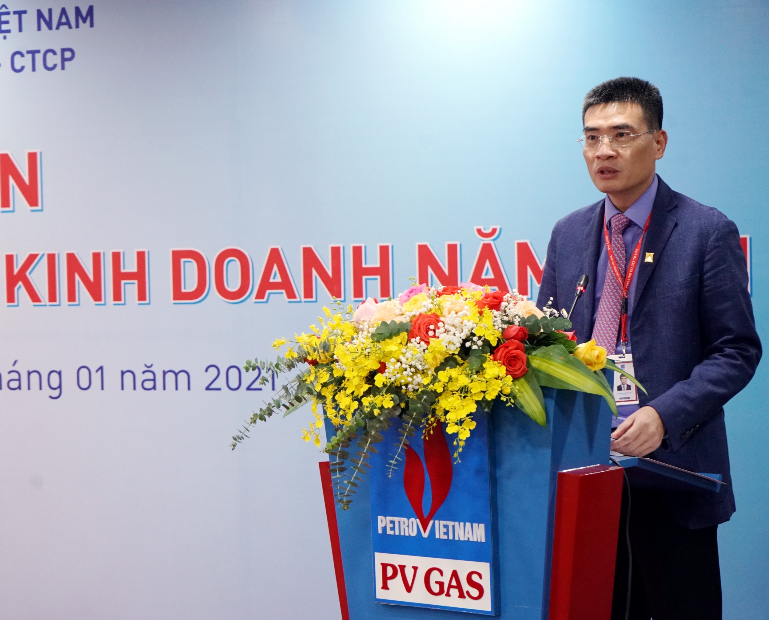  Bí thư Đảng ủy, Tổng giám đốc PV GAS Dương Mạnh Sơn phát động thi đua Lễ ra quân PV GAS 2021