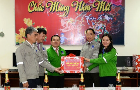 Tổng giám đốc PVN Nguyễn Quốc Khánh thăm và chúc tết PVFCCo