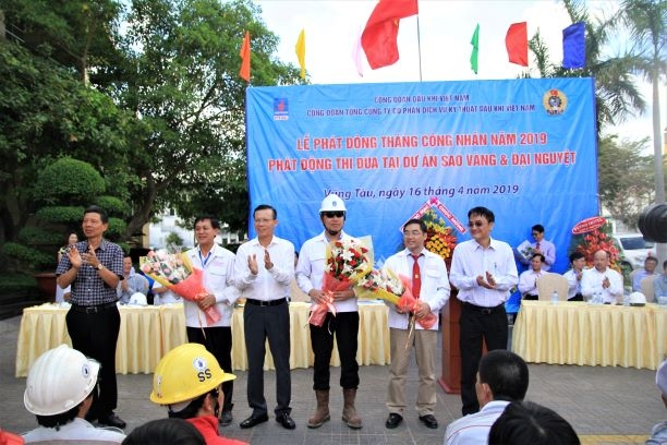 ptsc phat dong thang cong nhan va thi dua tai du an sao vang dai nguyet