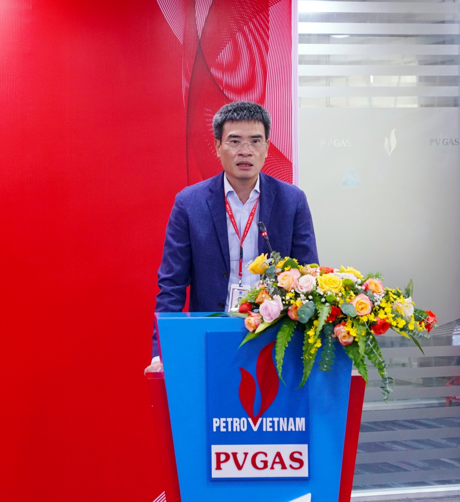 hát biểu chúc mừng của Bí thư Đảng ủy, Tổng giám đốc PV GAS Dương Mạnh Sơn
