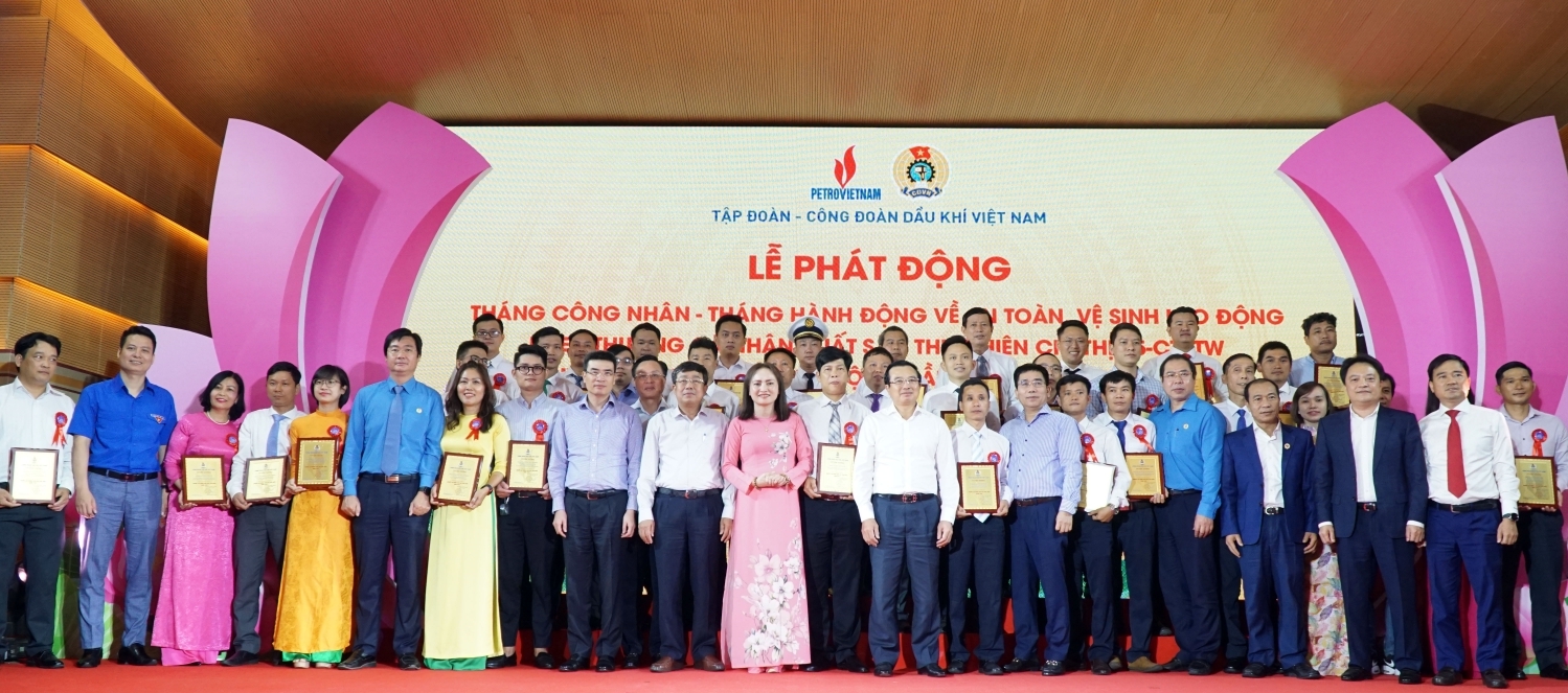 CĐ DKVN phát động Tháng Công nhân và tuyên dương người lao động Dầu khí tiêu biểu năm 2022