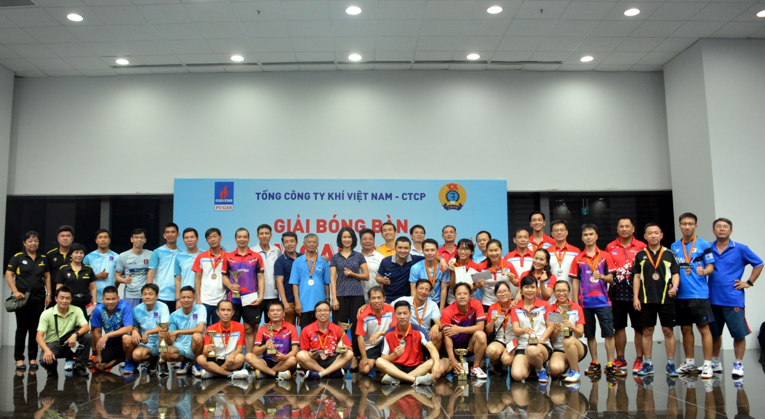 Niềm vui gặp gỡ và giao lưu thể thao trong Giải Bóng bàn PV GAS 2022