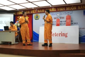 Khí Cà Mau tổ chức hội thi An toàn vệ sinh viên giỏi