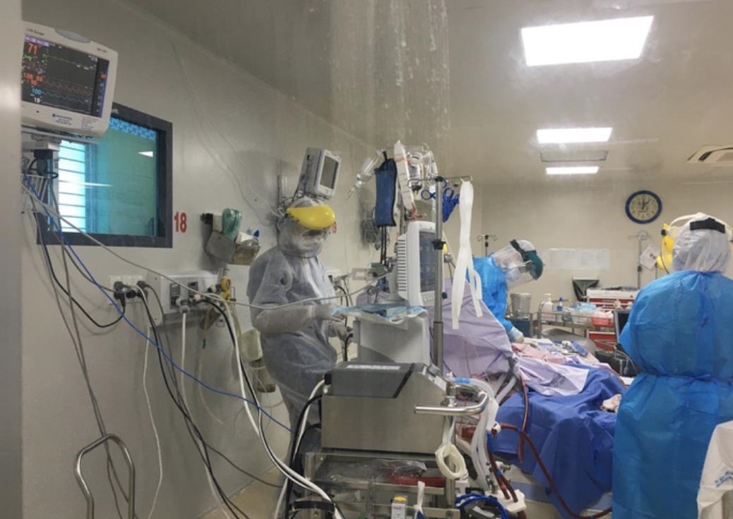 3 bệnh nhân COVID-19 rất nặng đang chạy ECMO tại BV Bệnh Nhiệt Đới TPHCM (08/06/2021)