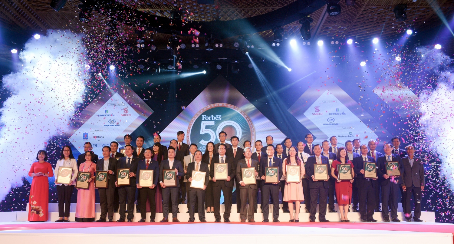50 doanh nghiệp hàng đầu Việt Nam nhận tôn vinh của Forbes 2020