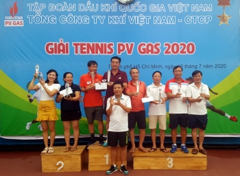 Gần 100 vận động viên tham gia Giải Tennis thường niên PV GAS 2020