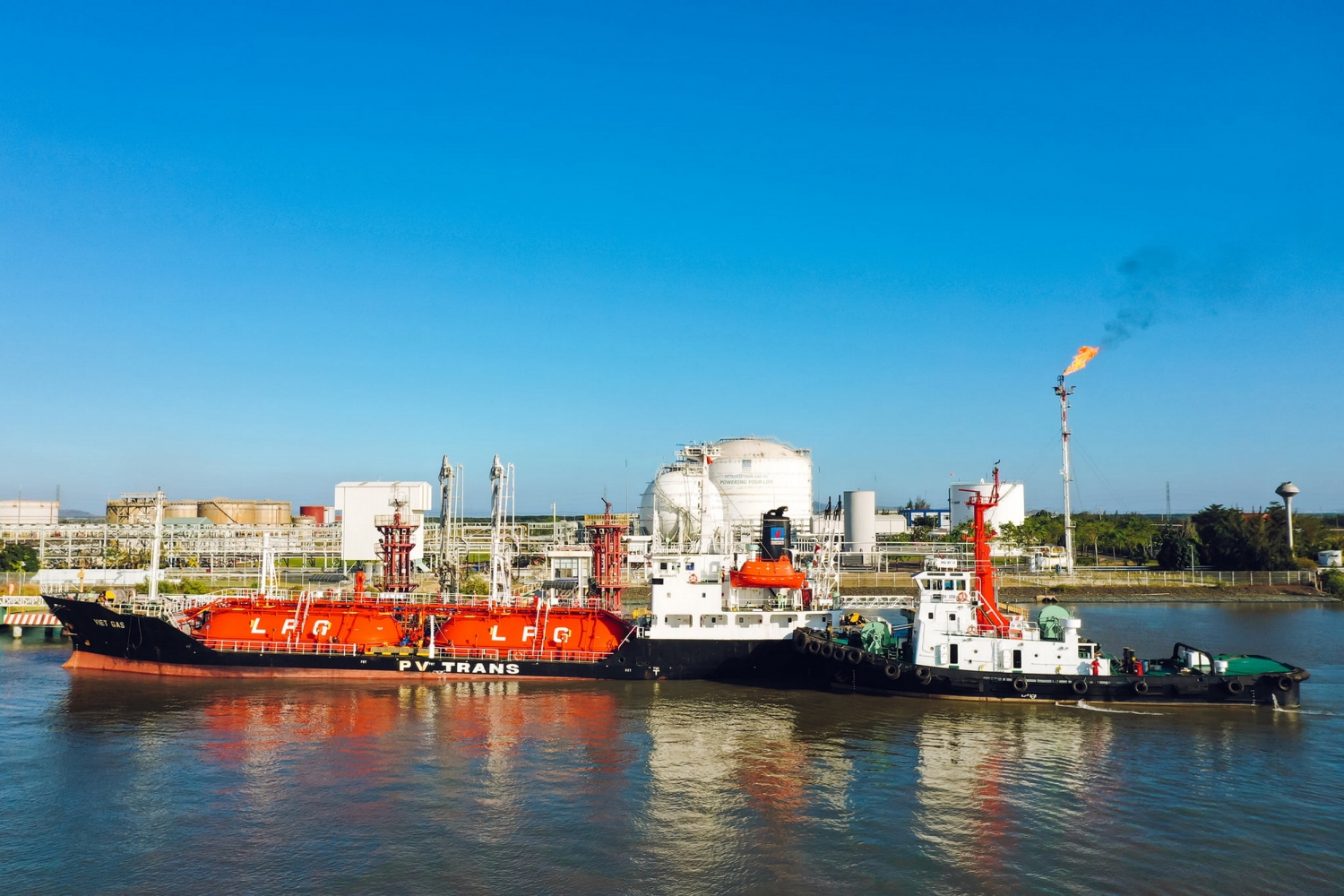 Kho cảng PV GAS Vũng Tàu (Kho cảng Thị Vải) sẽ bổ sung nhiều chức năng mới, diện mạo mới khi Dự án LNG hoàn thành và đi vào hoạt động